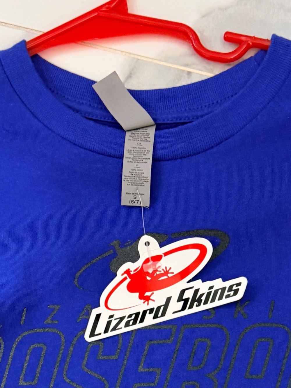 Kids' Blue Baseball Tee